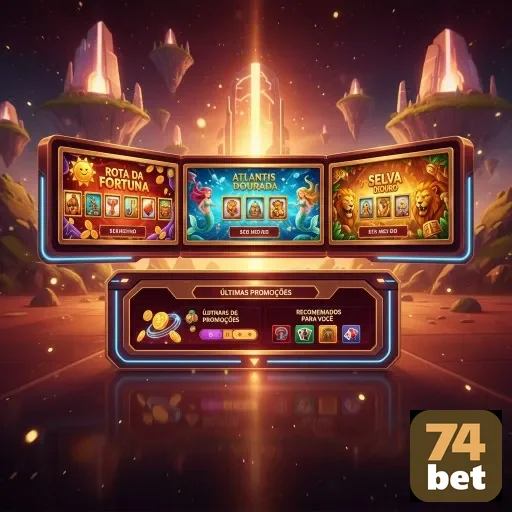 Ilustração de A Emoção dos Jogos Ao Vivo na 74bet