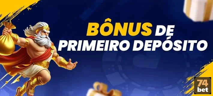 Ilustração de Acesse rapidamente os bônus e promoções da 74bet